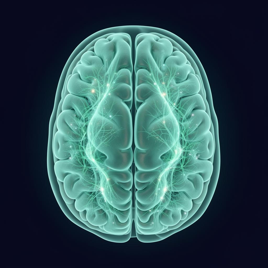 Healthy brain illustration