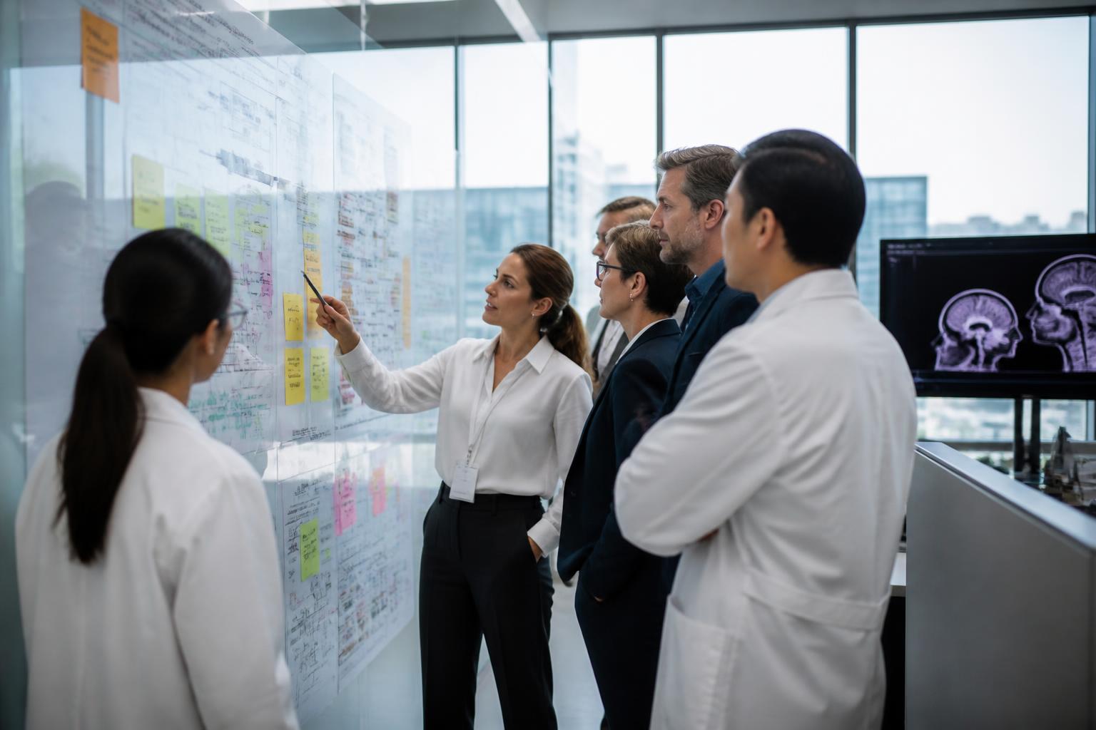 Kivara translational research team reviewing the molecular diagnostics program roadmap